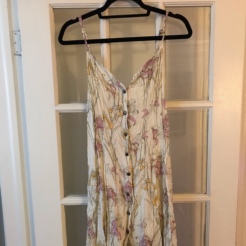 White Floral Dress